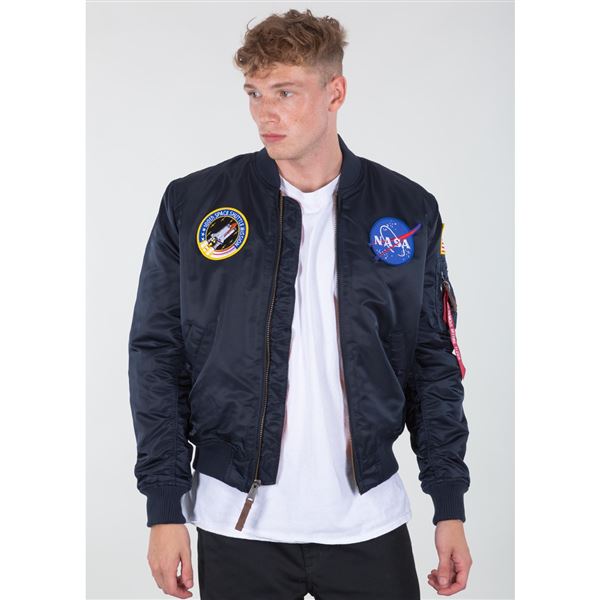 Alpha Industries Jacket MA 1 VF NASA rep.blue XXL Pilot Shop